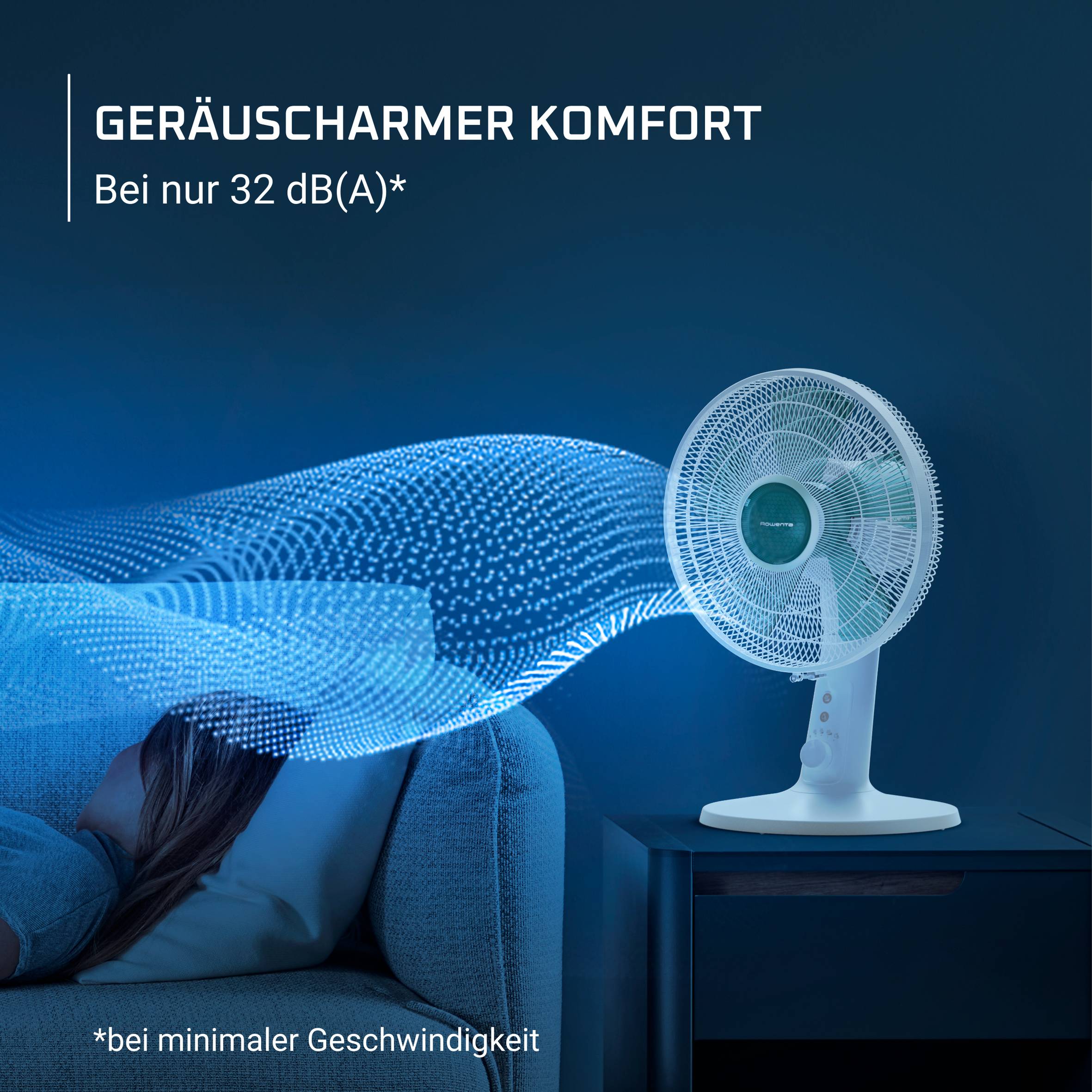 Turbo Silence Extreme, Tischventilator, Herausragende Erfrischung, Geräuscharm