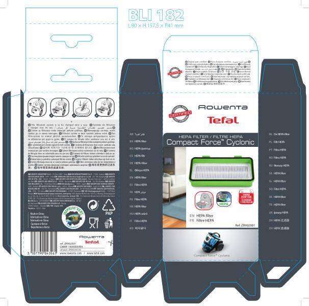 Hocheffizienter Partikelfilter ZR902001