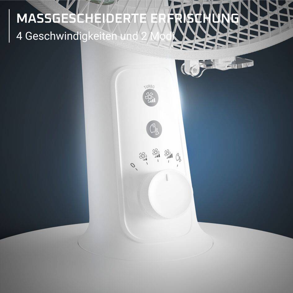 Turbo Silence Extreme, Tischventilator, Herausragende Erfrischung, Geräuscharm, VU2740F0