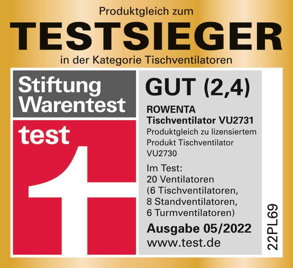 Turbo Silence Extreme+ Tischventilator VU2731