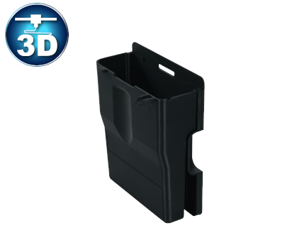 Behälter und Klappe in Schwarz 3D SS-1600007300