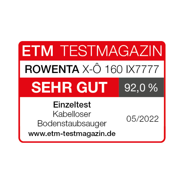 X-Ô 160 kabelloser Bodenstaubsauger IX7777