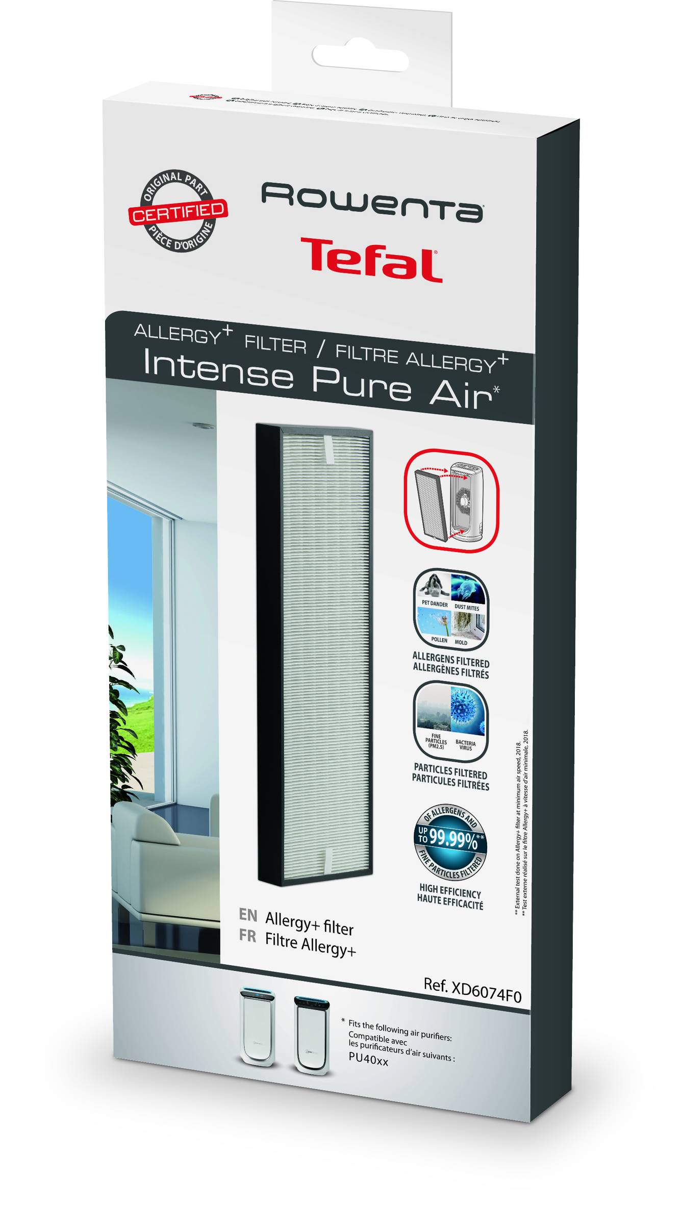 Filter Allergy + XD6074F0