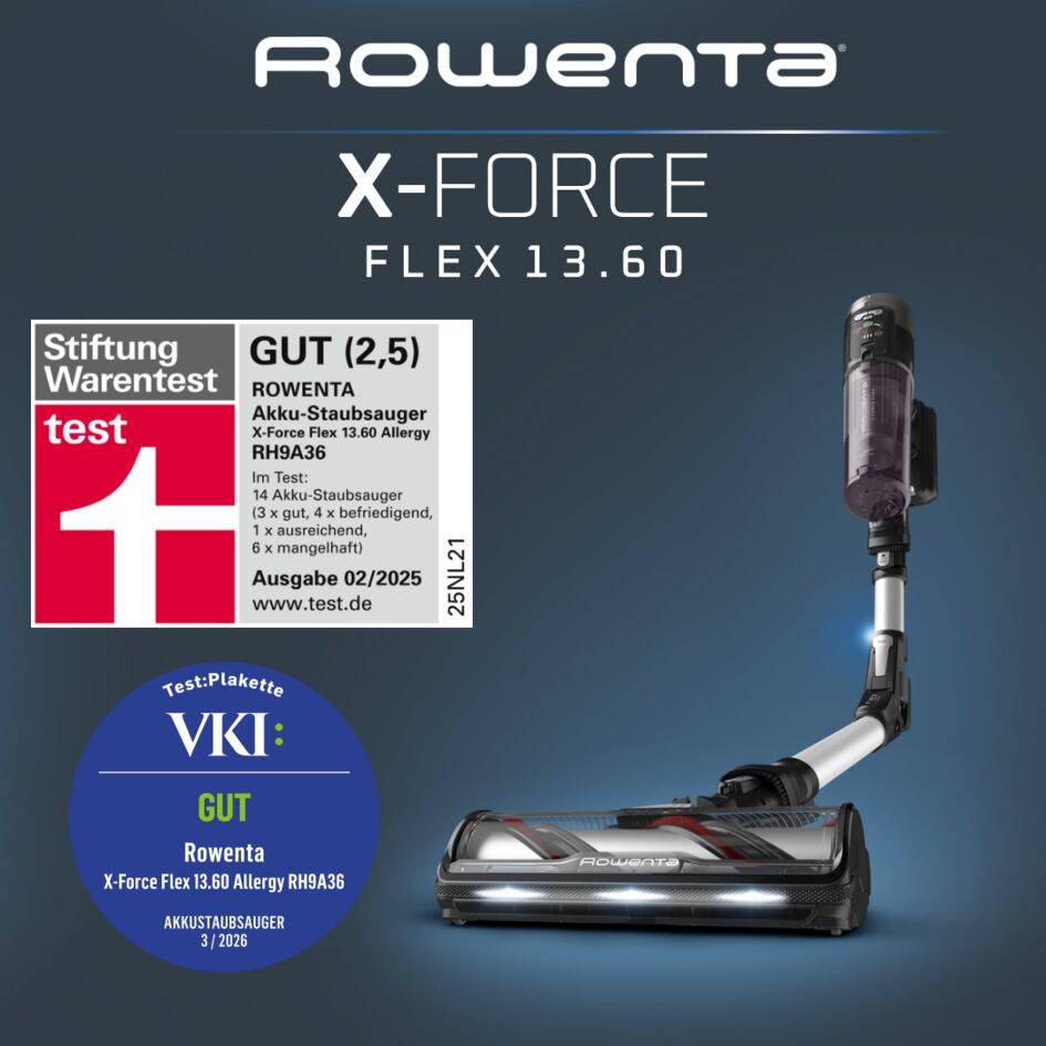 X-Force Flex 13.60 Allergy Akkustaubsauger RH9A36