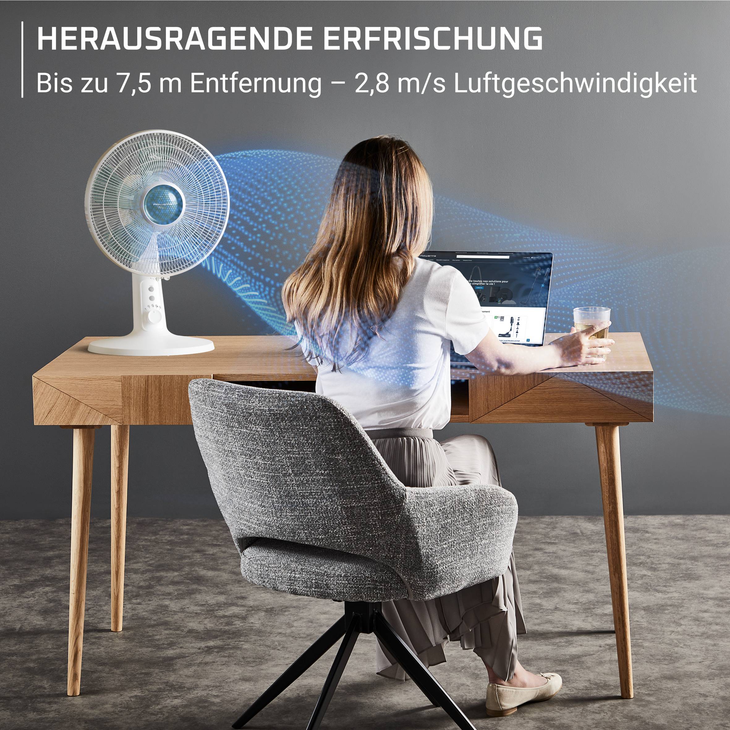 Turbo Silence Extreme, Tischventilator, Herausragende Erfrischung, Geräuscharm