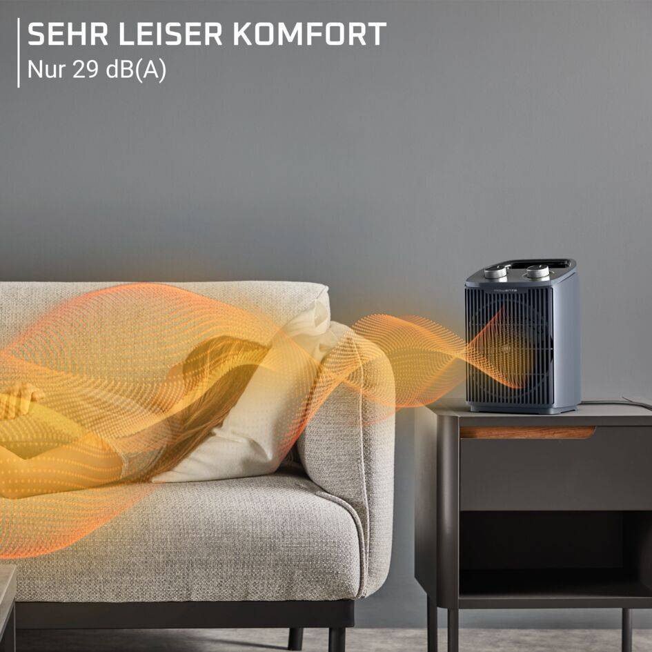 Intense Comfort, Heizlüfter, leise, 2000 W Leistung