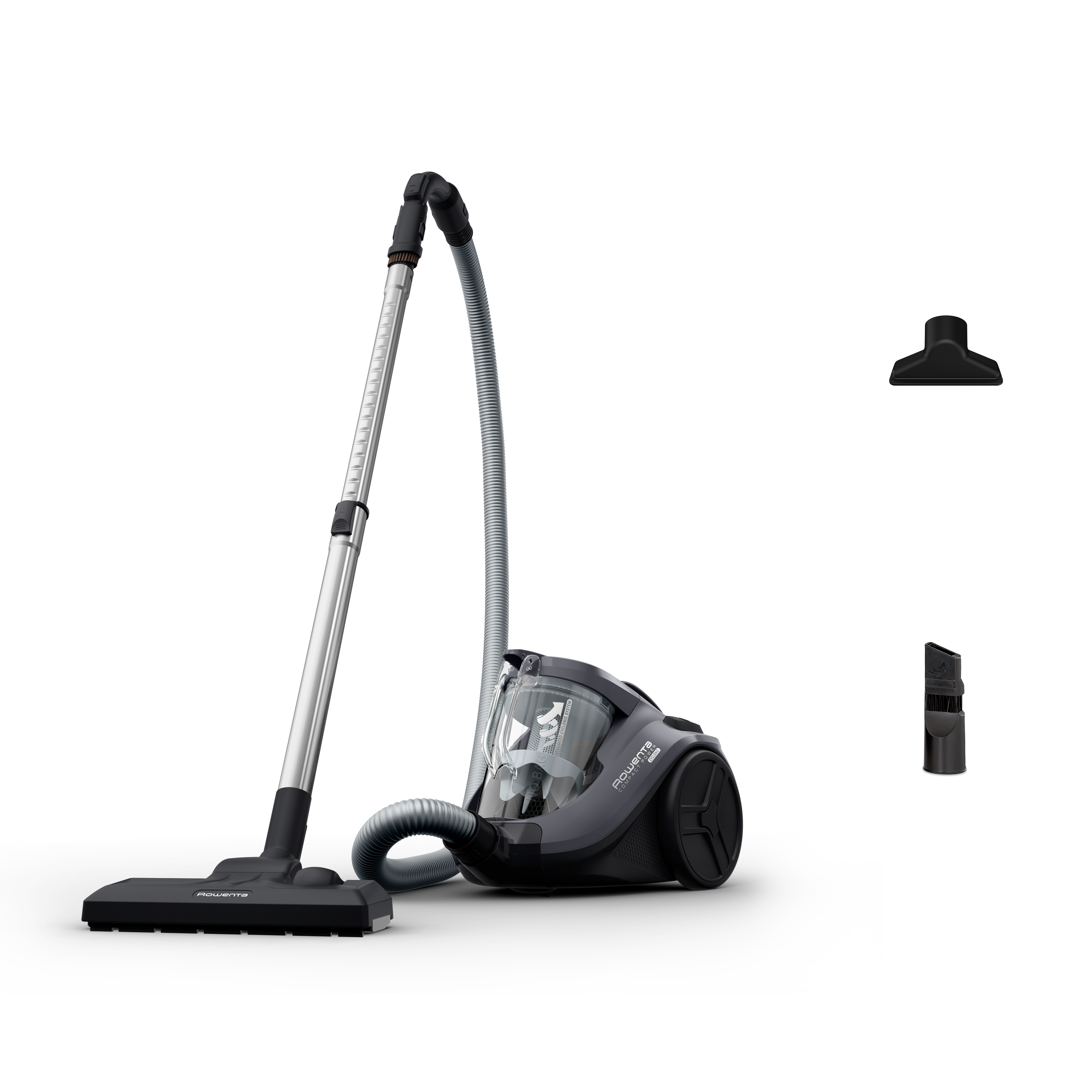 Rowenta Compact Power Cyclonic Bagless Vacuum Cleaner, Advanced Filtration, Great Dust Pick-Up, Compact Design, RO3726EA