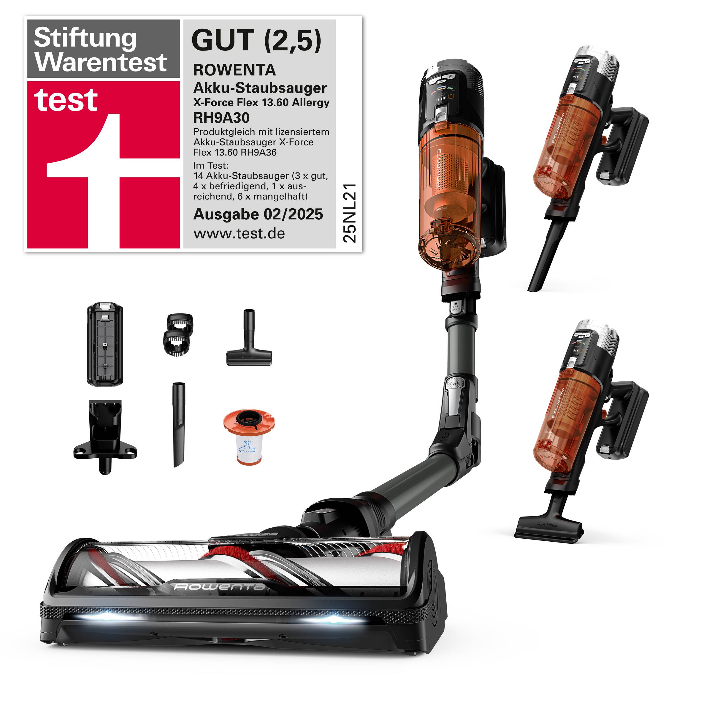 X-Force Flex 13.60, Cordless Stick Vacuum Cleaner, Allergy Model, Deep-Cleaning Power