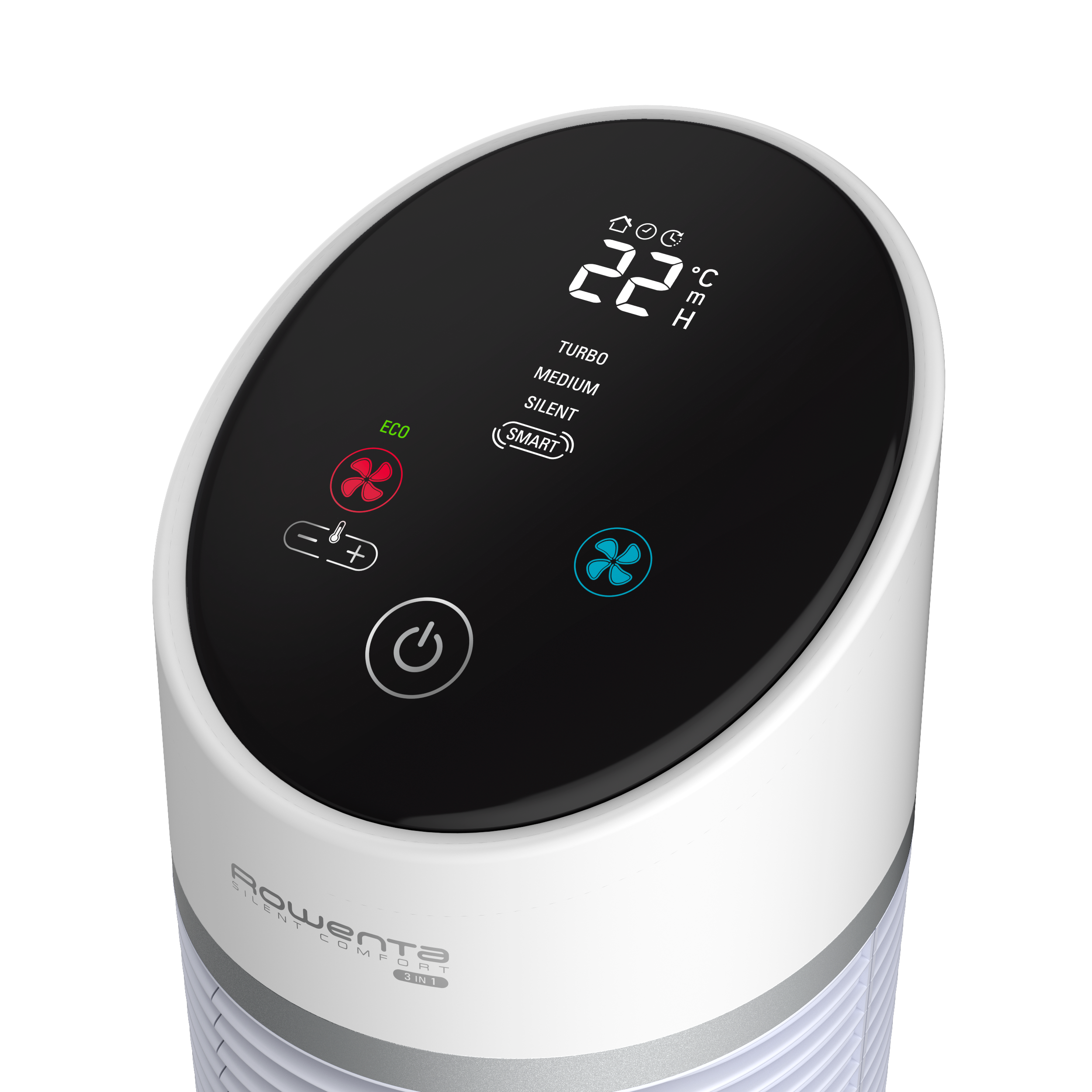 Silent Comfort 3-in-1 Ventilator und Heizlüfter HQ8120