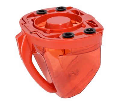 Staubbehälter, rot RS-RT4258