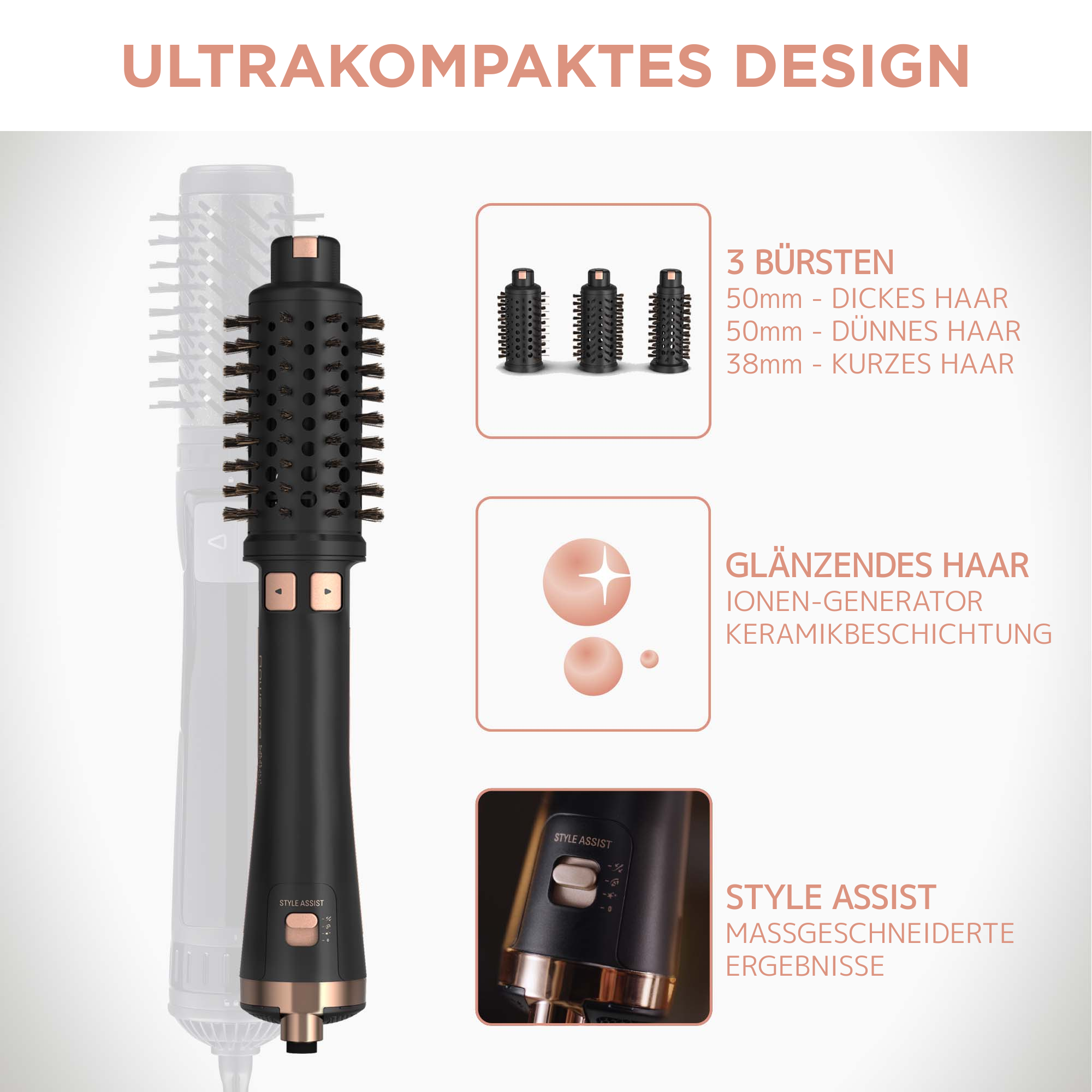 Virtuose Ultimate Experience Warmluftbürste CF9625