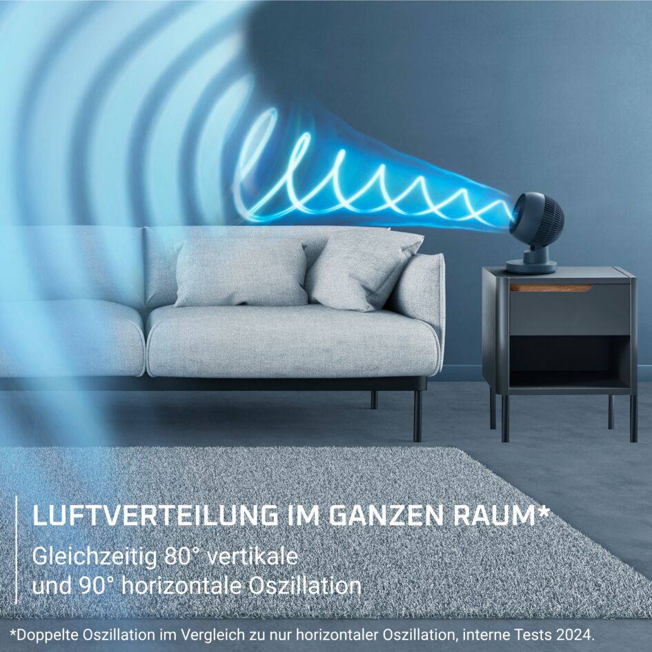 Turbo Swift Compact Tischventilator QV2540