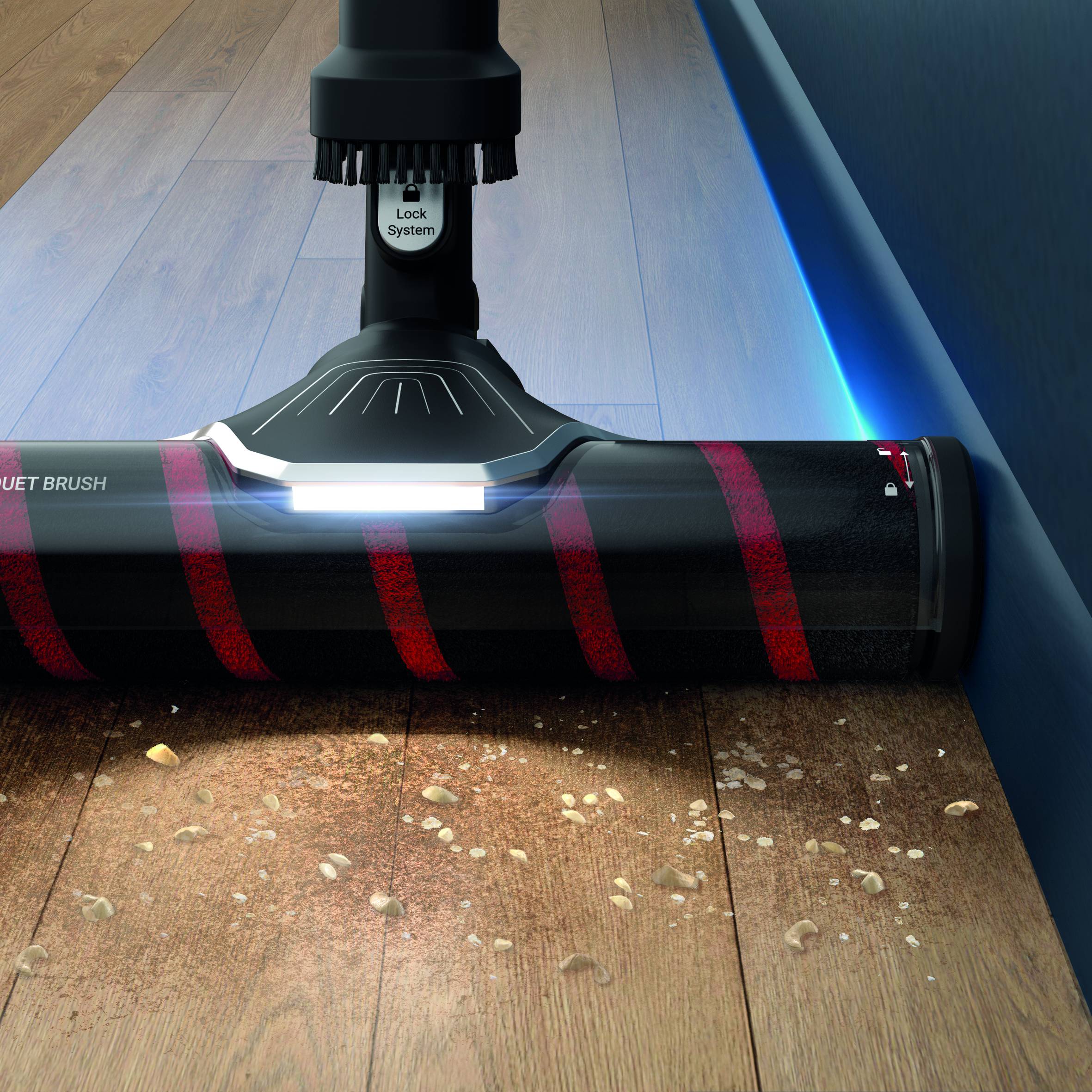 Schmale Parkettbürste ZR045010 für X-FORCE Flex 9,65