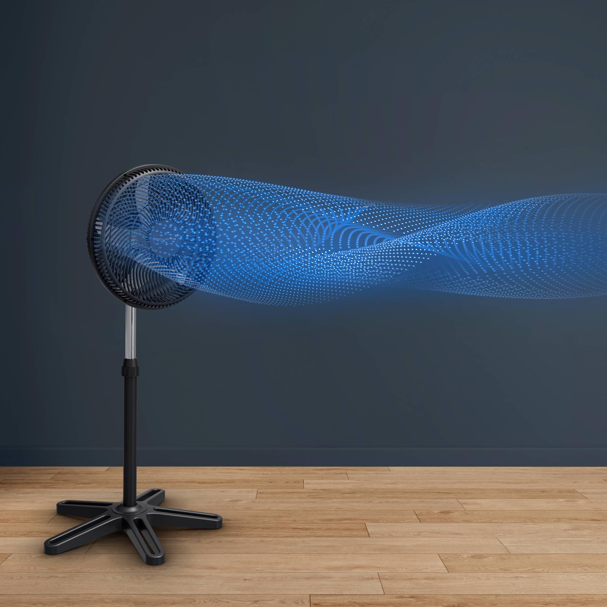 Rowenta Turbo Essential Ventilador de Pie 70W Negro