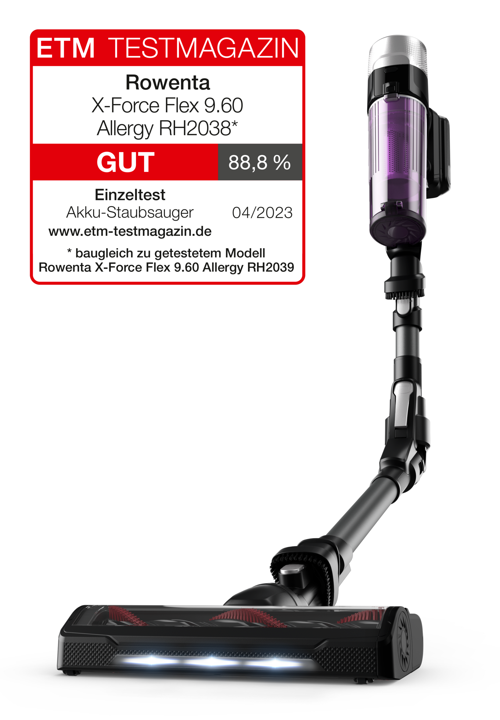 X-Force Flex 9.60 Allergy RH2038 | Akku Staubsauger | Rowenta