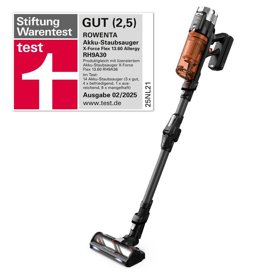 X-Force Flex 13.60, Cordless Stick Vacuum Cleaner, Allergy Model, Deep-Cleaning Power