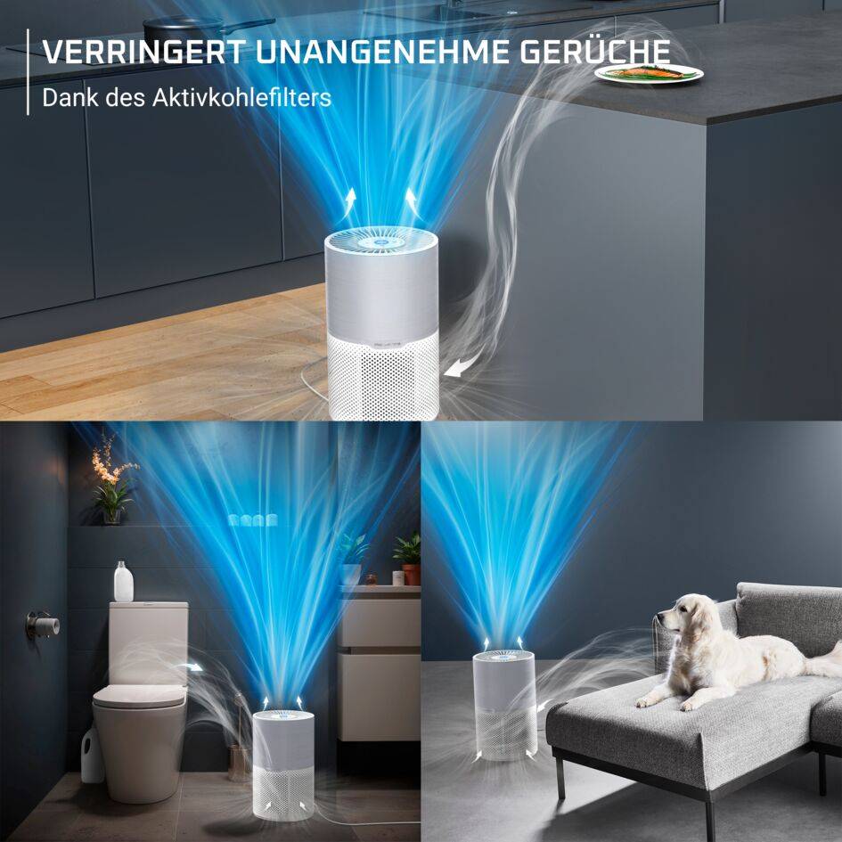 Pure Air Compact – Hocheffektiver Luftreiniger für Zuhause, PU2220 