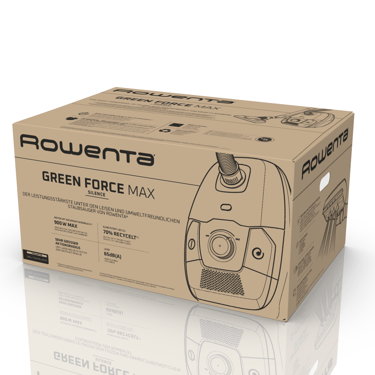 MisterVac Staubsaugerbeutel – 20 Stück, Kompatibel Mit Rowenta RO6136EA Green Force Max Silence, Mehrlagiges Vlies