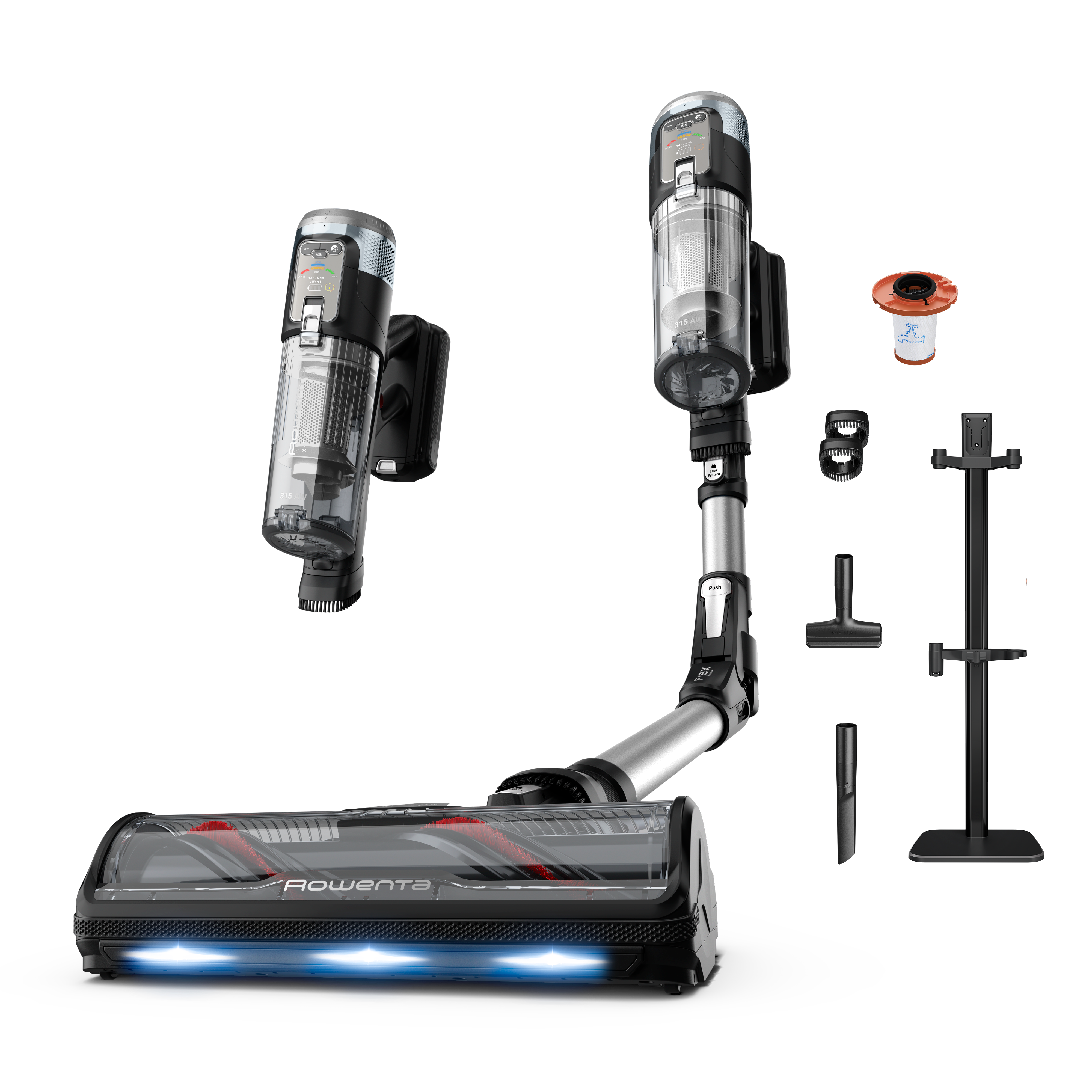 X-FORCE FLEX 16.60, Akku-Staubsauger, extreme Saugkraft, 315 AW, RH9C36