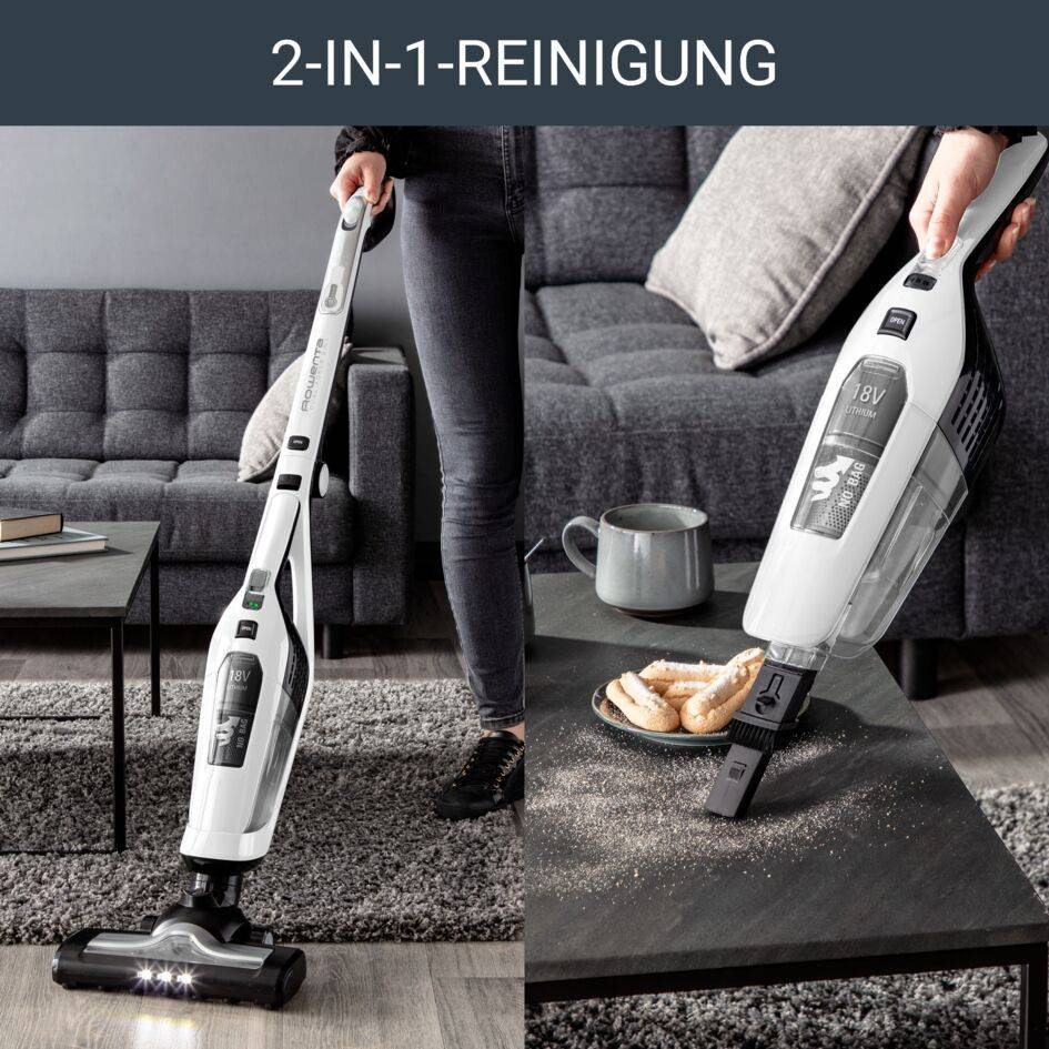 Dual Force 2-in-1 Akkustaubsauger RH6737