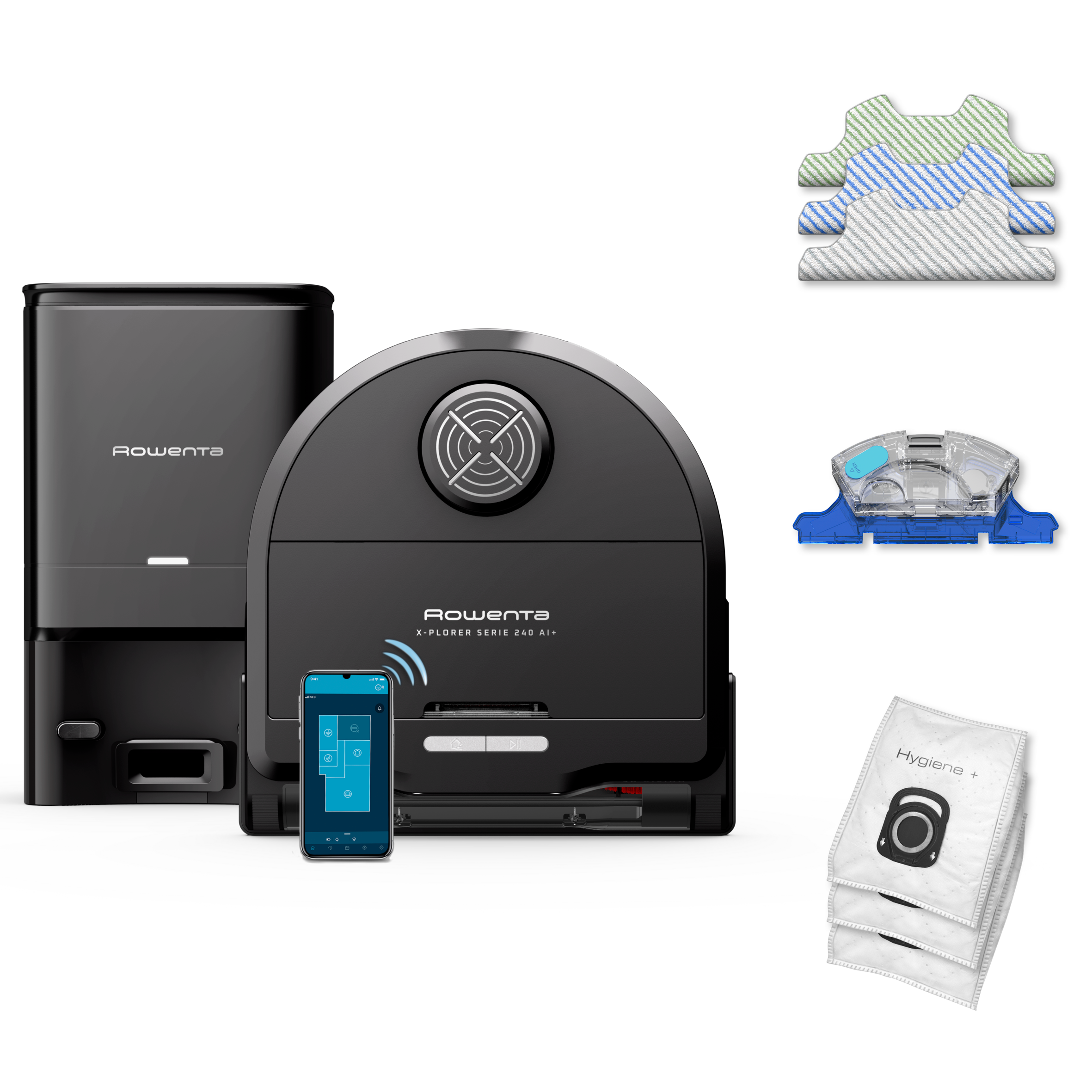 X-plorer Serie 240+ AI  Animal- & Allergie Saugroboter