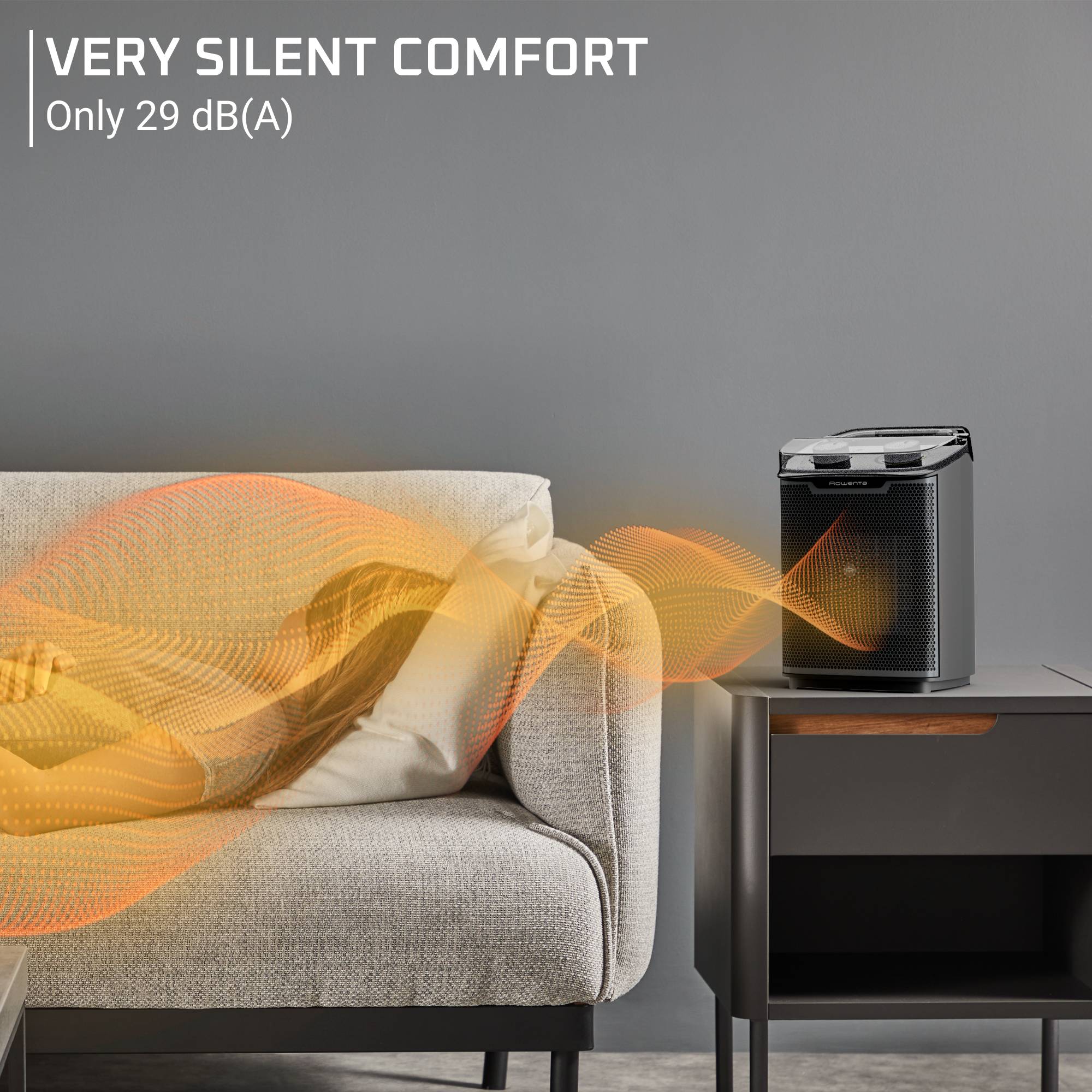 Intense Comfort + Aqua, sicherer Badezimmer-Heizlüfter, 2000 W