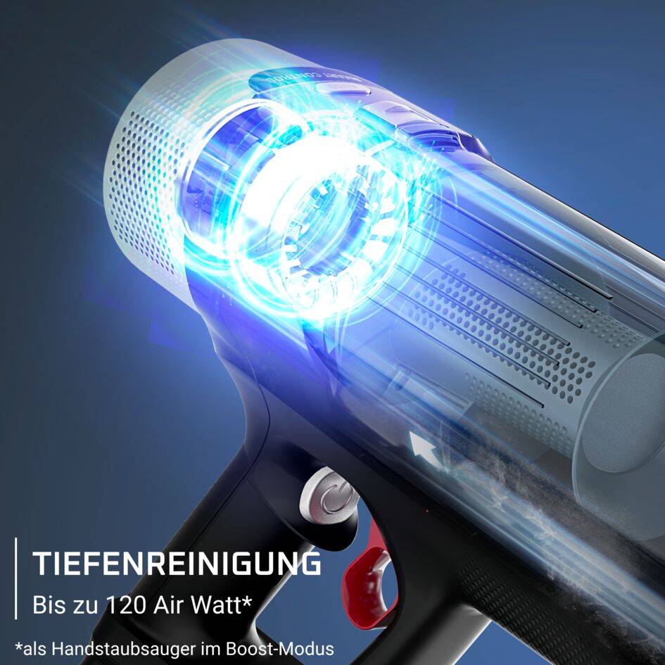 X-FORCE FLEX 10.80, Akku-Staubsauger, mühelose Tiefenreinigung