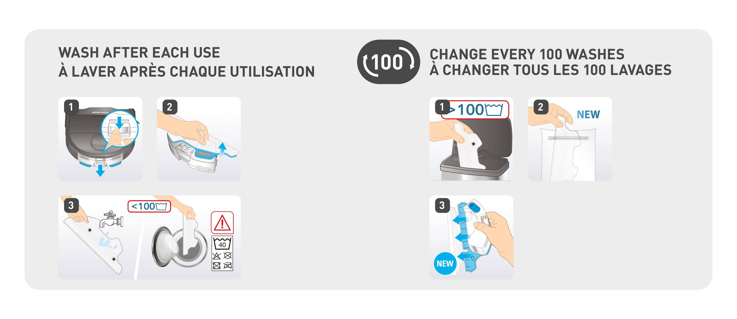 Wischtücher gegen Tierhaare und Allergene ZR294001