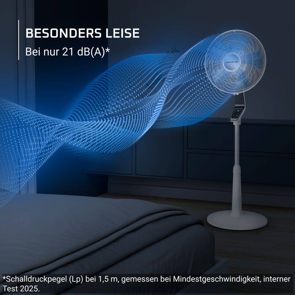 Turbo Silence Extreme, Standventilator, leistungsstark und energiesparend, VU5677