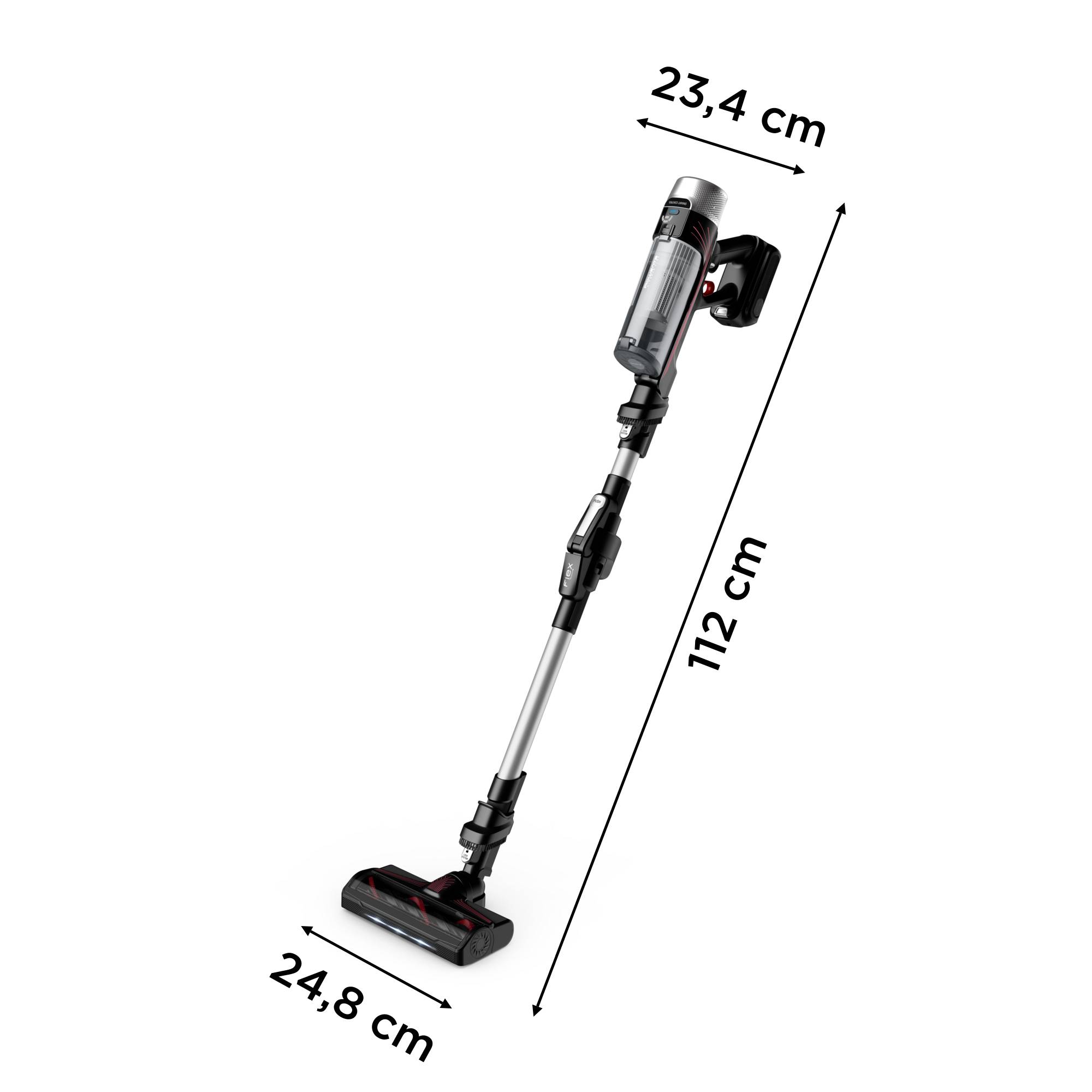 X-Force Flex 9.60, kabelloser Akkusauger, tiefenwirksame Saugkraft, 100 Air Watt