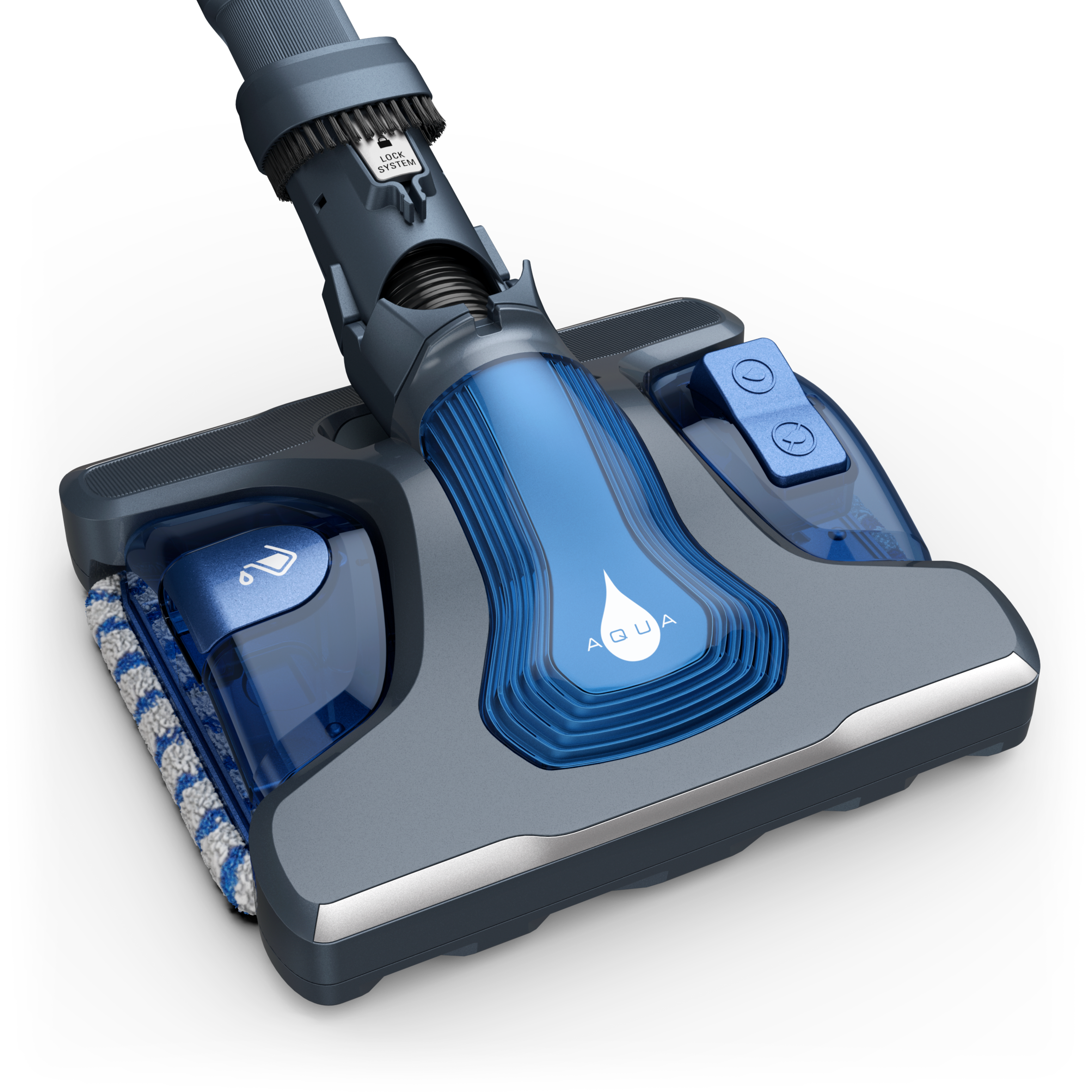 Bürste Aqua Head und 2 Wischlappen ZR009600 für X-FORCE (außer Serie 9.60)