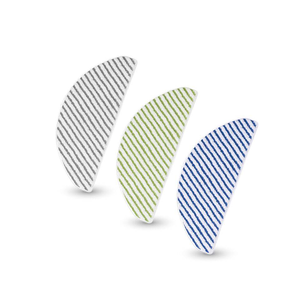 SET ZR879A01 MIT 3 SPEZIFISCHEN MIKROFASER-WISCHMOPPS FÜR TIERBEHAARE UND ALLERGENE FÜR DIE SERIEN X-PLORER 85, 85+, 90, 90+