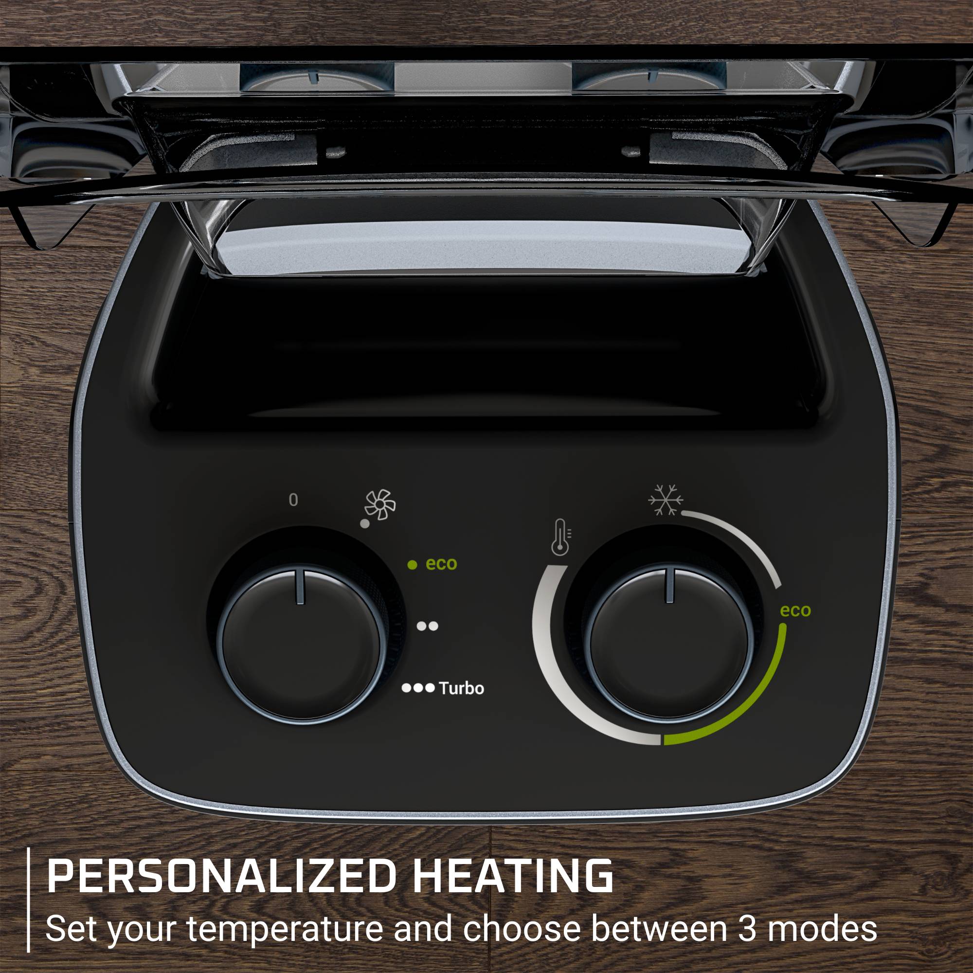 Intense Comfort Aqua, sicherer Badezimmer-Heizlüfter, 2400 W Leistung