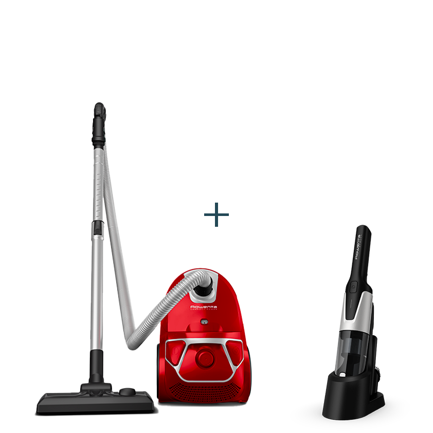 Compact Power Parkett Staubsauger und X-touch Handstaubsauger