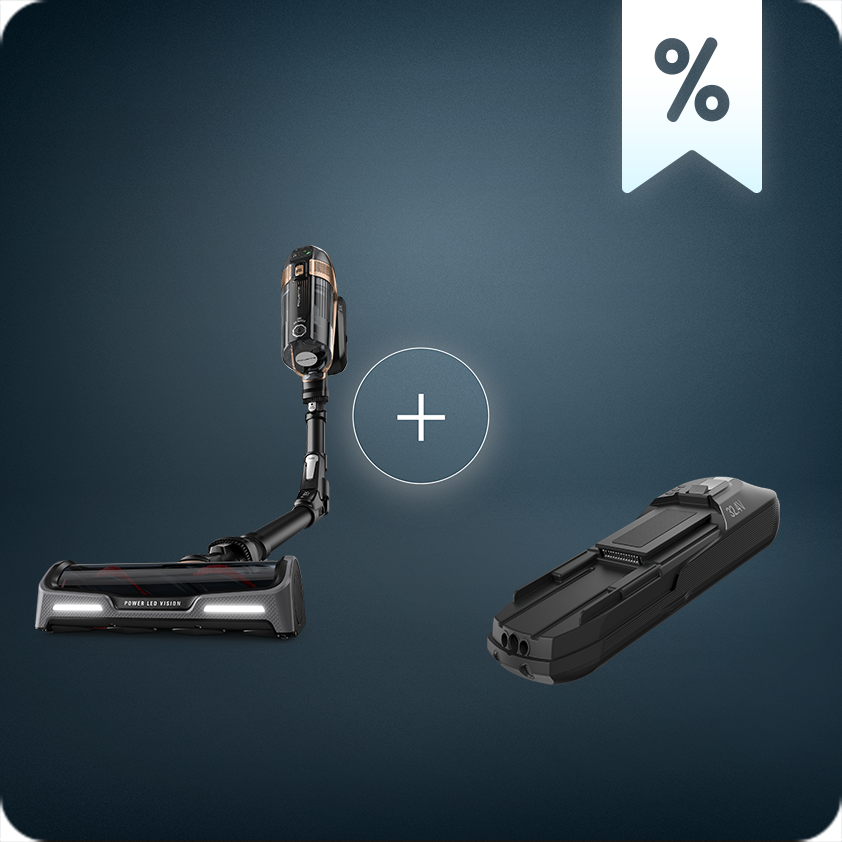 Akkustaubsauger X-Force Flex 15.60 und Zusatz-Akku
