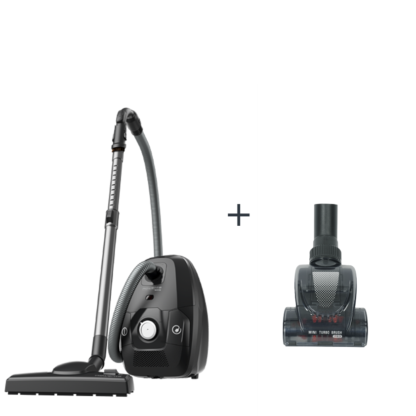 Bodentsaubsauger Greenforce Max Silence und Mini-Turbobürste