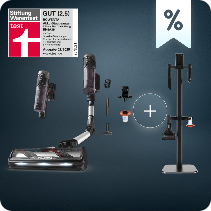 Akkustaubsauger X-Force Flex 13.60 Allergy und Dockingstation